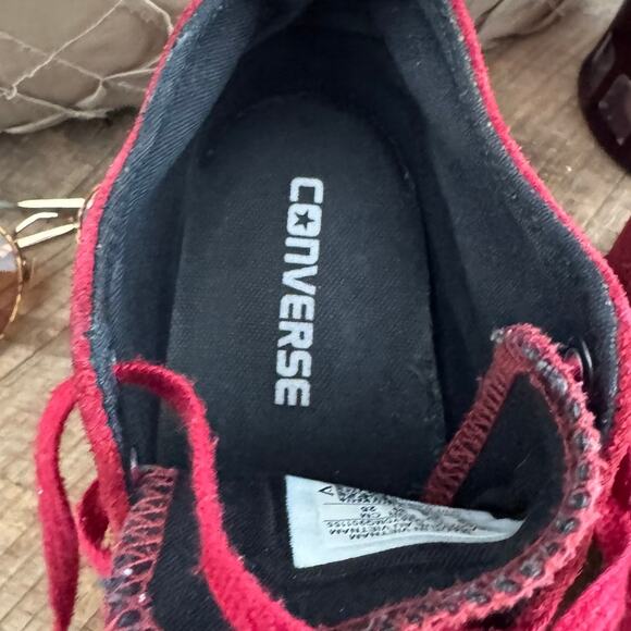 Converse Chuck Taylor All Star Lux Mid Dahlia Hidden Wedge Suede - Picture 6 of 8